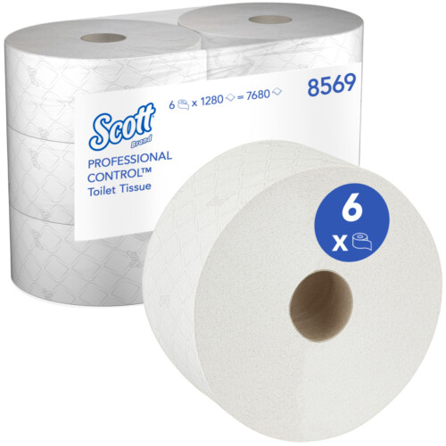 Scott® Control Centerfeed ρολό υγείας λευκό 2φυλλο 314m