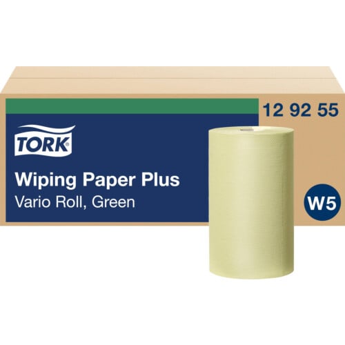 Tork® Wiping Paper Plus Vario ρολό κουζίνας πράσινο 2φυλλο 55m