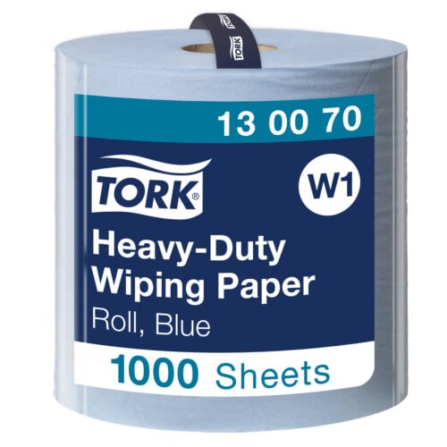 Tork® Wiping Paper Heavyduty βιομηχανικό ρολό μπλε 2φυλλο 340m