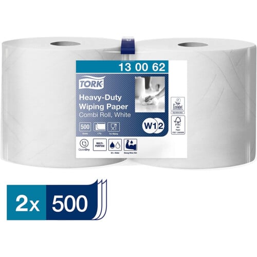 Tork® Wiping Paper ρολό centerfeed λευκό 2φυλλο 170m