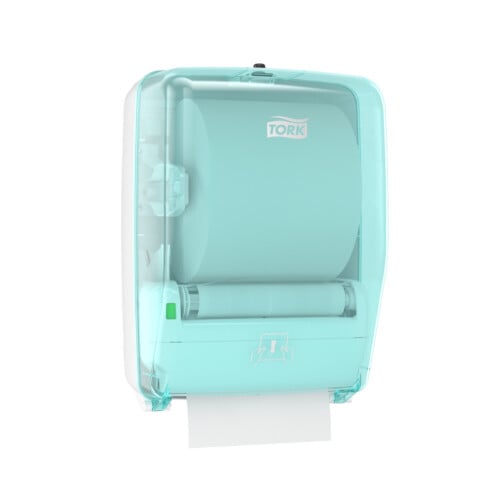 Tork® Basic Paper συσκευή βιομηχανικού ρολού τιρκουάζ/λευκή τοίχου