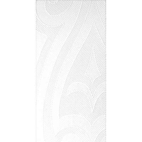 Duni Elegance® Lily χαρτοπετσέτα λευκή 1/8 40x40cm Airlaid με ανάγλυφη επιφάνεια 40τεμ
