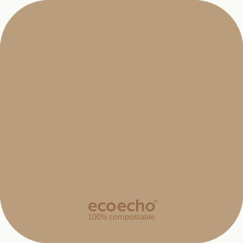 Duni Ecoecho® καφέ τετράγωνο σουβέρ 8φυλλο 8,5x8,5cm 250τεμ