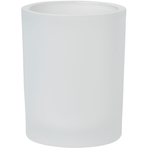 Duni Flexible κηροπήγιο γυάλινο λευκό 10xØ8cm