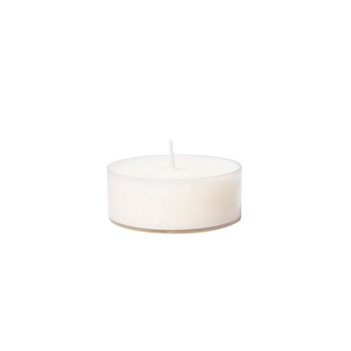 Duni Tealights κερί σε ρεσό λευκό Ø5,6cm 6τεμ 9h