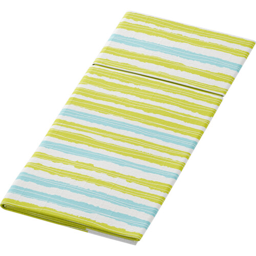 Duni Duniletto® Elise Stripes Slim χαρτοπετσέτα φάκελος λευκή με σχέδιο 40x33cm Airlaid 65τεμ