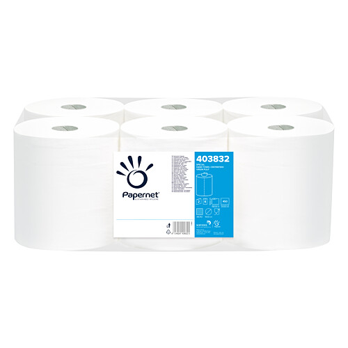 Papernet® Special ρολό centerfeed λευκό 2φυλλο 108m