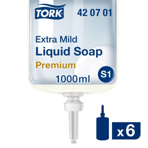 Tork® Extra Mild υγρό σαπούνι χεριών 1L