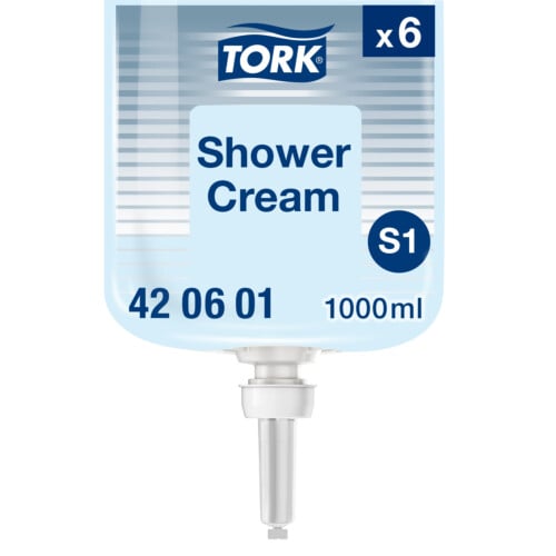 Tork® Shower Cream 2σε1 υγρό σαμπουάν και αφρόλουτρο 1L