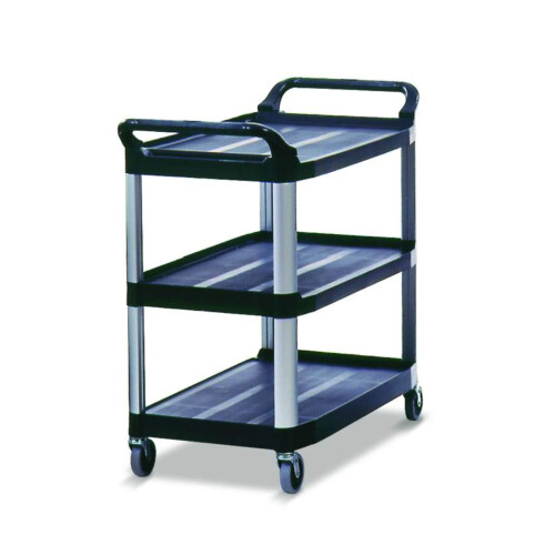 Rubbermaid® X-Tra τρόλεϊ πολλαπλών χρήσεων μαύρο