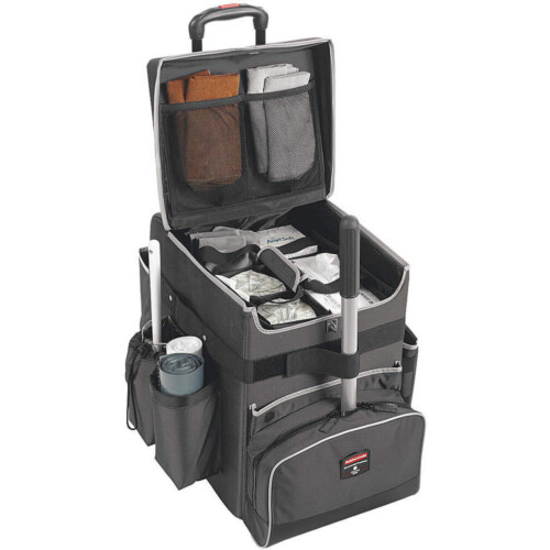 Rubbermaid® Quick Cart βαλίτσα καμαριέρας μαύρη μεσαία