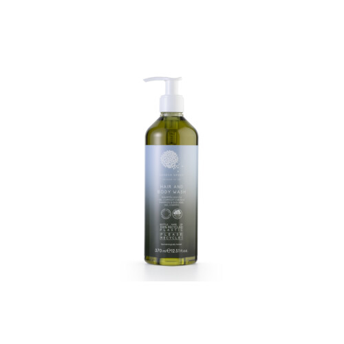 Gfl Geneva Green Hair & Body 2σε1 σαμπουάν και αφρόλουτρο σε φιάλη με σφραγισμένη αντλία 370ml