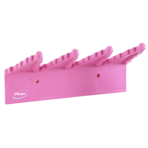 Vikan® στήριγμα τοίχου 3 θέσεων ροζ 24cm