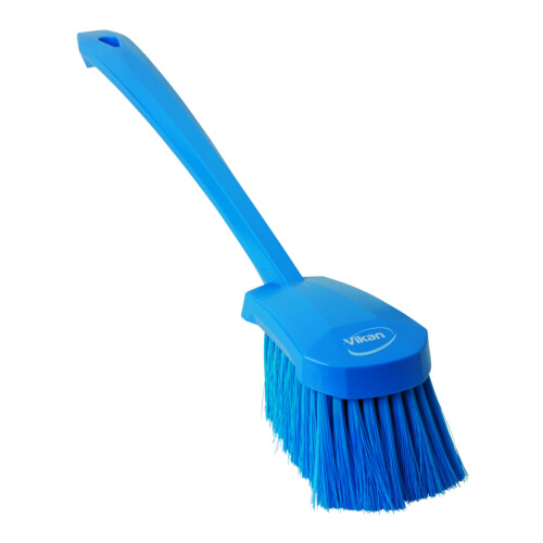 Vikan® βούρτσα με μακριά λαβή μαλακή μπλε 41,5cm