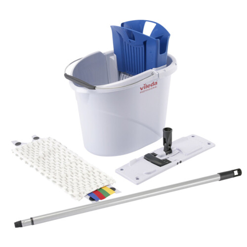 Vileda® UltraSpeed Mini σύστημα σφουγγαρίσματος με κουβά και κοντάρι 10L