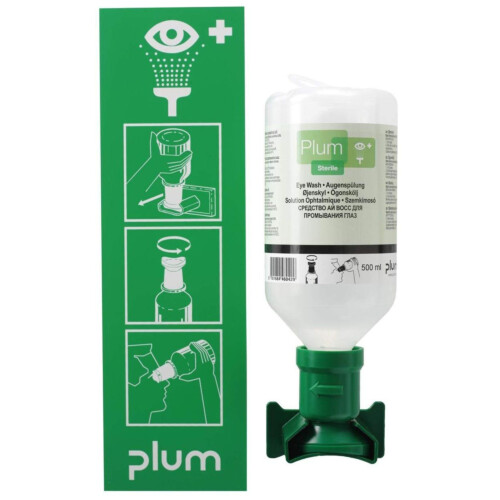 Plum Eyewash ανοιχτός σταθμός πλύσης οφθαλμών 500ml