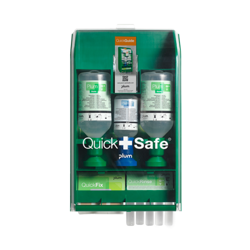 Plum QuickSafe Basic σταθμός πλύσης οφθαλμών με επιθέματα