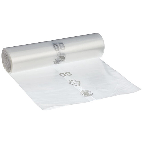 Deiss Premium Medium Eco σάκος απορριμμάτων 70x110cm διάφανος 25τεμ