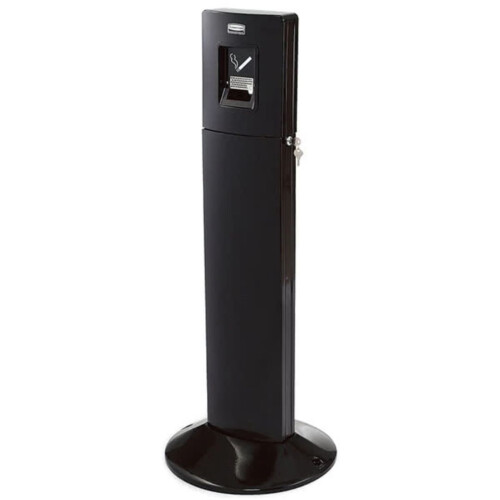 Rubbermaid® Metropolitan Smoker's Station σταχτοδοχείο δαπέδου μεταλλικό μαύρο