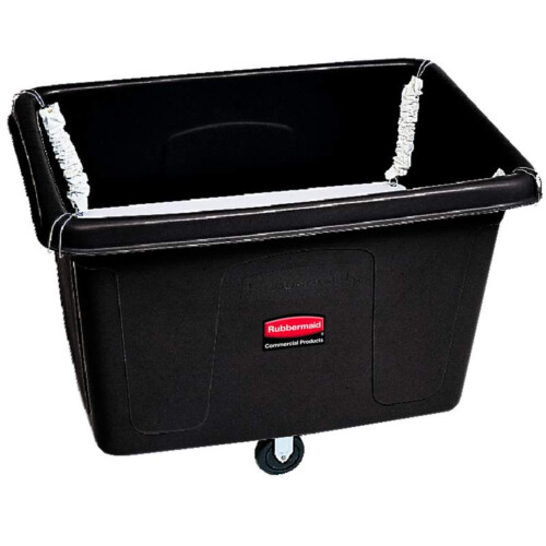 Rubbermaid® Cube Truck κάδος μεταφοράς απορριμμάτων μαύρο 600L