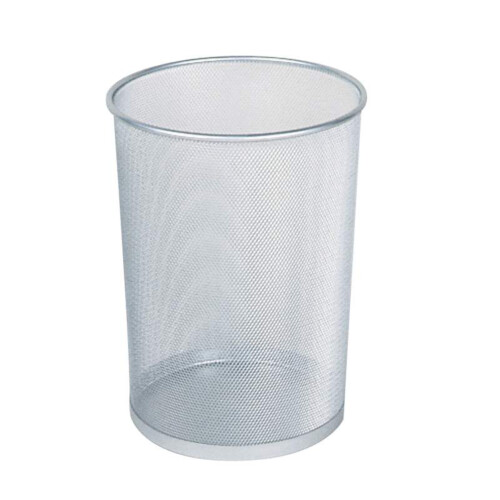 Rubbermaid® κάδος απορριμμάτων μεταλλικός στρογγυλός γκρι 19L
