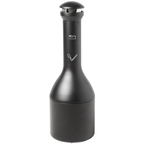 Rubbermaid® Infinity™ Genie σταχτοδοχείο δαπέδου μεταλλικό μαύρο