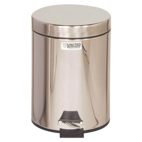 Rubbermaid® χαρτοδοχείο ανοξείδωτο με πεντάλ 5,6L