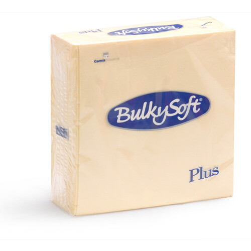 BulkySoft® Plus χαρτοπετσέτα point to point κρεμ 2φυλλη 1/4 38x38cm 40τεμ