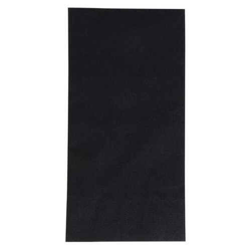 Roial Linen Airlaid χαρτοπετσέτα μαύρη 1/8 40x40cm 25τεμ