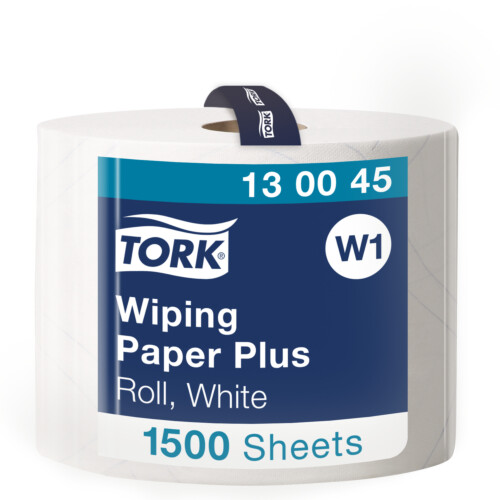Tork® Wiping Paper Plus βιομηχανικό ρολό λευκό 2φυλλο 510m