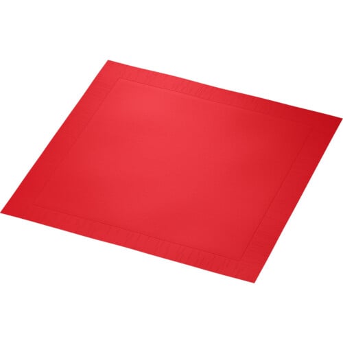 Duni χαρτοπετσέτα κόκκινη 4φυλλη 1/4 40x40cm πολυτελείας 50τεμ
