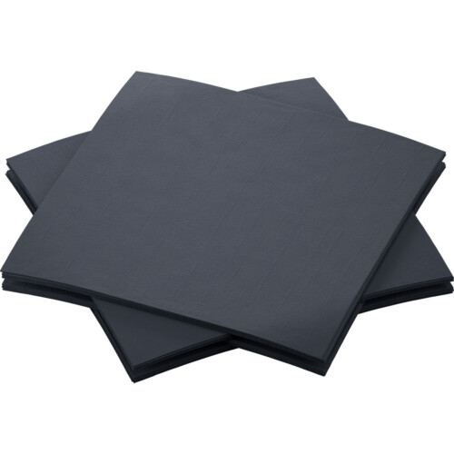 Duni Dunisoft® χαρτοπετσέτα μαύρη 1/4 20x20cm Airlaid 180τεμ