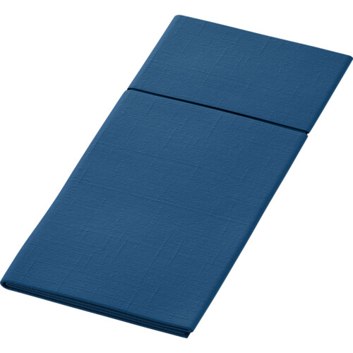Duni Duniletto® Slim χαρτοπετσέτα φάκελος σκούρο μπλε 1/4 40x33cm Airlaid 65τεμ
