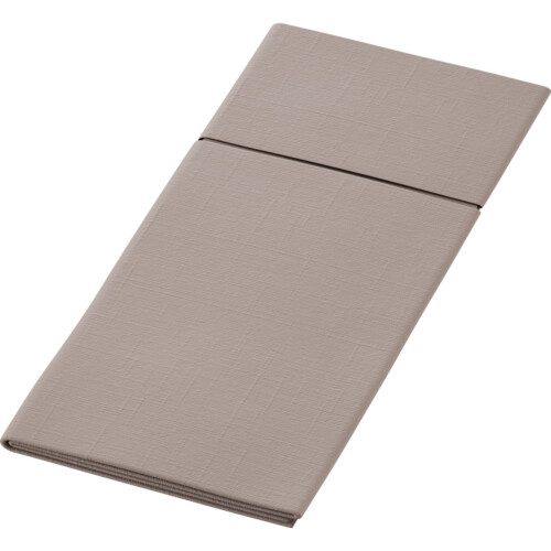 Duni Duniletto® Slim χαρτοπετσέτα φάκελος γκρεζ 40x33cm Airlaid 65τεμ