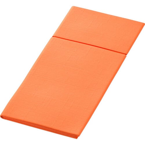 Duni Duniletto® Slim χαρτοπετσέτα φάκελος Sun Orange 40x33cm Airlaid 65τεμ