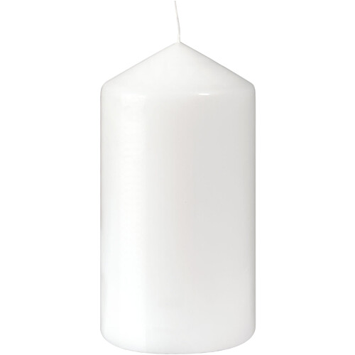 Duni Pillar κερί λευκό 15x8cm 10τεμ 60h
