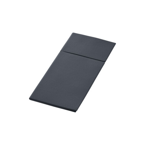 Duni Duniletto® χαρτοπετσέτα φάκελος μαύρη 40x48cm Airlaid 46τεμ