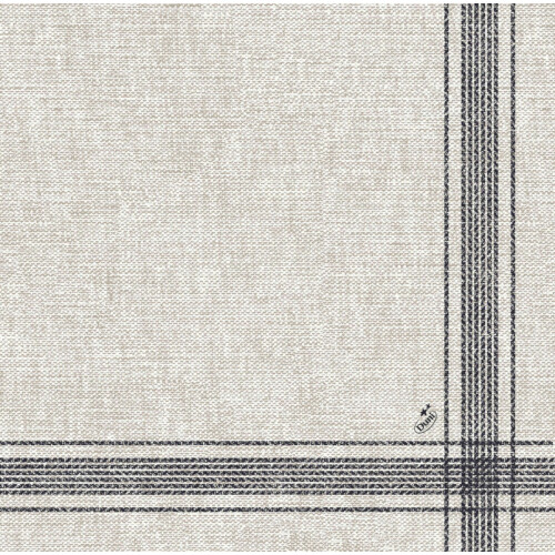Duni Dunilin® Cocina χαρτοπετσέτα με σχέδιο μαύρη 1/4 40x40cm Airlaid 45τεμ