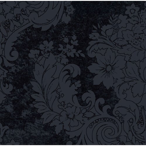 Duni Dunilin® Royal χαρτοπετσέτα μαύρη με σχέδιο 1/4 40x40cm Airlaid 45τεμ