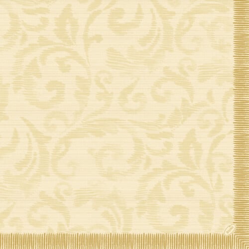 Duni Dunilin® χαρτοπετσέτα Rich Damast Cream 1/4 40x40cm Airlaid 45τεμ