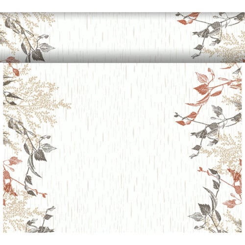Duni Wood & Nature ράνερ σε ρολό Airlaid με σχέδιο 0,4x24m