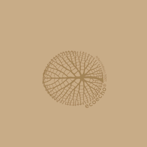 Duni Organic Ecoecho® χαρτοπετσέτα με σχέδιο 3φυλλη 1/4 33x33cm πολυτελείας 50τεμ