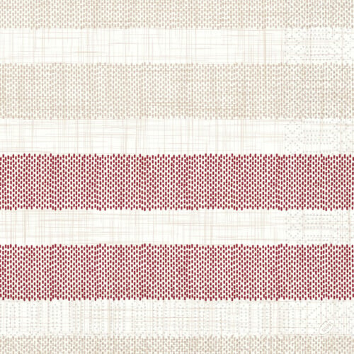 Duni Rigato Bordeaux χαρτοπετσέτα με σχέδιο 3φυλλη 1/4 40x40cm πολυτελείας 250τεμ