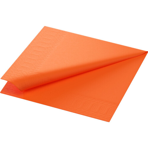 Duni χαρτοπετσέτα κοραλλί 3φυλλη 1/8 33x33cm πολυτελείας 250τεμ