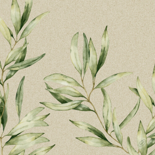 Duni Foliage χαρτοπετσέτα με σχέδιο 4φυλλη 1/4 40x40cm πολυτελείας 50τεμ