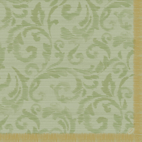 Duni χαρτοπετσέτα Rich Damast Pistachio Green 4φυλλη 1/4 40x40cm πολυτελείας 50τεμ
