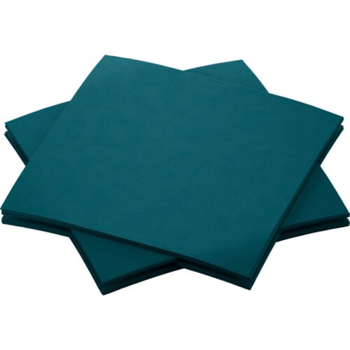Duni Bio Dunisoft® χαρτοπετσέτα πετρόλ 1/4 20x20cm Airlaid 180τεμ