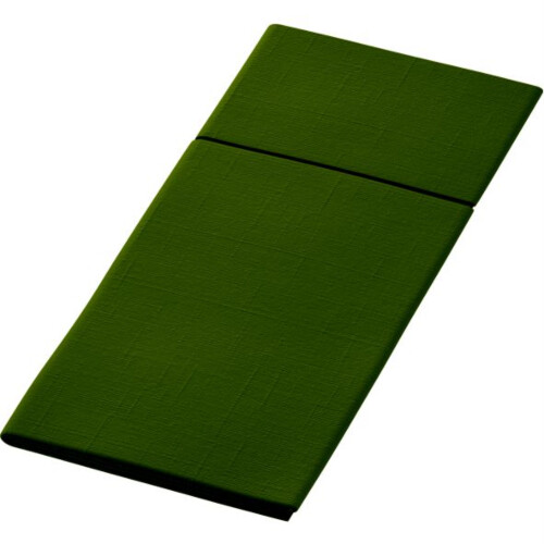 Duni Bio Duniletto® Slim χαρτοπετσέτα φάκελος σκούρο πράσινο 40x33cm Airlaid 65τεμ