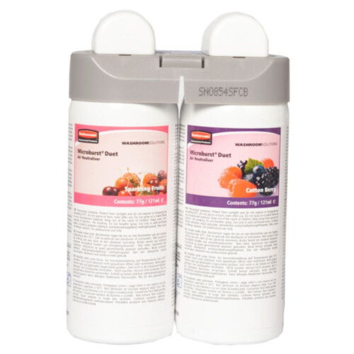 Rubbermaid Microburst® Duet Sparkling Fruits/ Cotton Berry άρωμα χώρου σε σπρέι 2x121ml