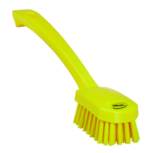 Vikan® βούρτσα Utility με λαβή μεσαία κίτρινη 26cm